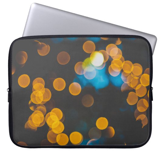 Digitales Hintergrundbild von Bokeh Laptopschutzhülle (Vorderseite)