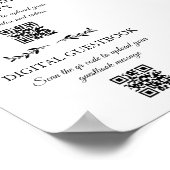 digitales Hochzeitsalbum & Gästebuch qr-Code-Trend (Ecke)