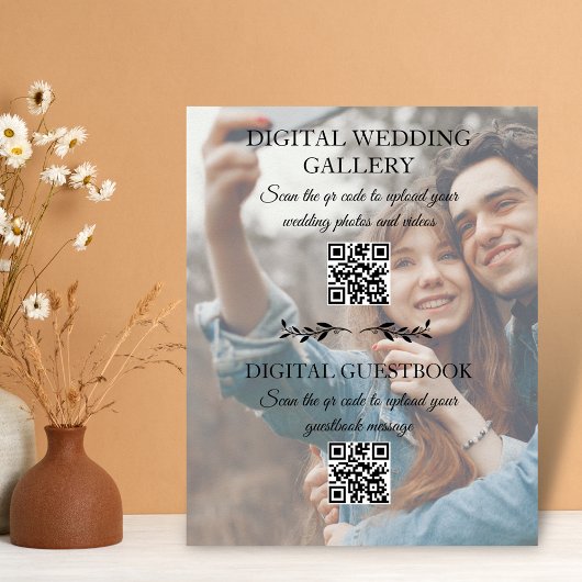 digitales Hochzeitsalbum & Gästebuch qr Foto