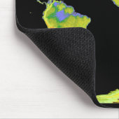 Digitales Höhenmodell der Kontinente auf Ea Mousepad (Ecke)