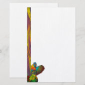 Digitales Huhn Briefpapier (Vorne/Hinten)
