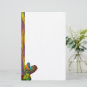 Digitales Huhn Briefpapier (Stehend Vorderseite)