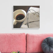 Digitales Kaffeeöl auf Leinwand (Insitu (Wohnzimmer))