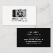 Digitales Kamerasymbol, Fotograf, Fotografie Visitenkarte (Vorne/Hinten)