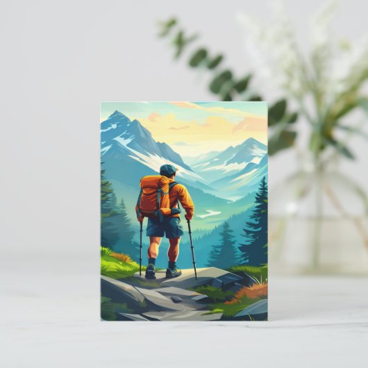 Digitales Kunstdesign Postkarte (Stehend Vorderseite)