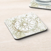 Digitales Kunstdesign Untersetzer (Linke Seite)