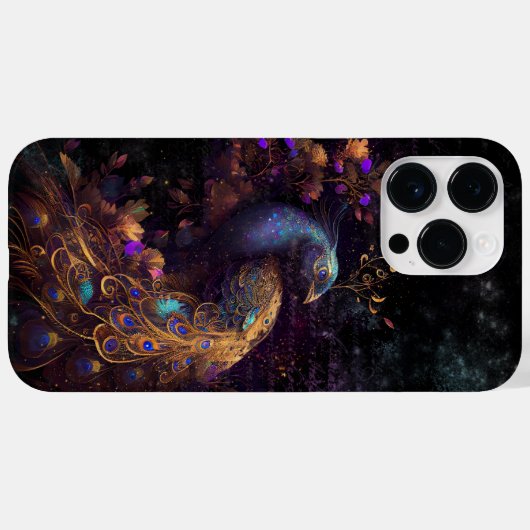 Digitales Kunstdesign von Dark Peacock 8 Case-Mate iPhone Hülle (Rückseite (Horizontal))