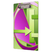 Digitales Kunstdruckbild "Circuit Diagramm", grün Klemmbrett (Links)