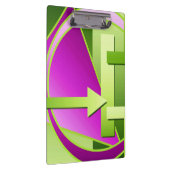 Digitales Kunstdruckbild "Circuit Diagramm", grün Klemmbrett (Rechts)