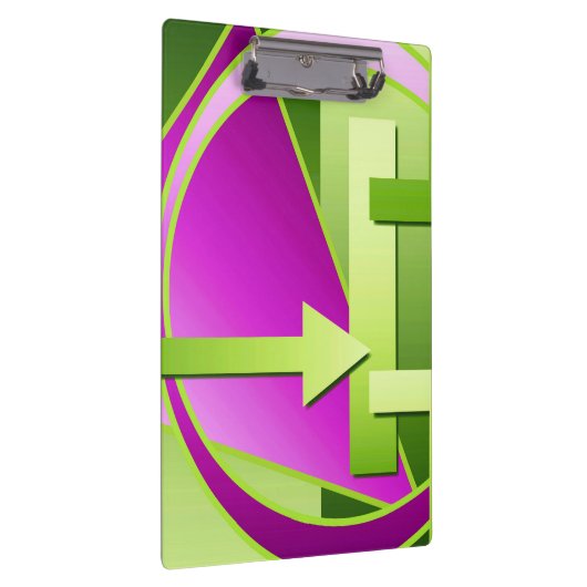 Digitales Kunstdruckbild "Circuit Diagramm", grün  Klemmbrett (Rechts)