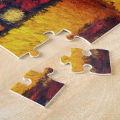 Digitales Kunstpuzzle - Papagei im Zoo Puzzle (Seite)