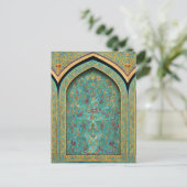Digitales Kunstwerk basierend auf persisch gekache Postkarte (Stehend Vorderseite)