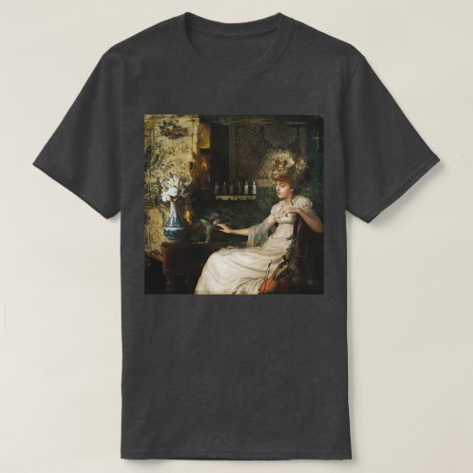 Digitales Kunstwerk - Contemplation Long T-Shirt (Design vorne)