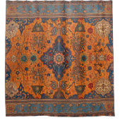 Digitales Kunstwerk für Perserrug oder Teppich Duschvorhang (Vorderseite)