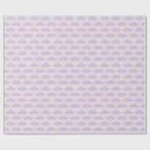 Digitales Lavendelblumen-Muster-Wrap-Papier Geschenkpapier (Flach)