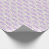 Digitales Lavendelblumen-Muster-Wrap-Papier Geschenkpapier (Ecke)