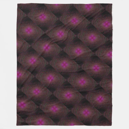 Digitales Licht 1 Fleecedecke (Vorderseite)