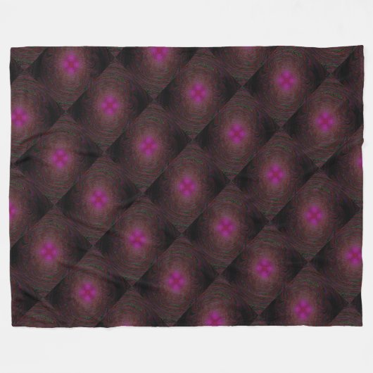 Digitales Licht 1 Fleecedecke (Vorderseite (Horizontal))