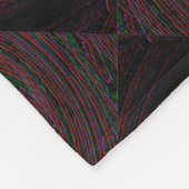 Digitales Licht 1 Fleecedecke (Ecke)