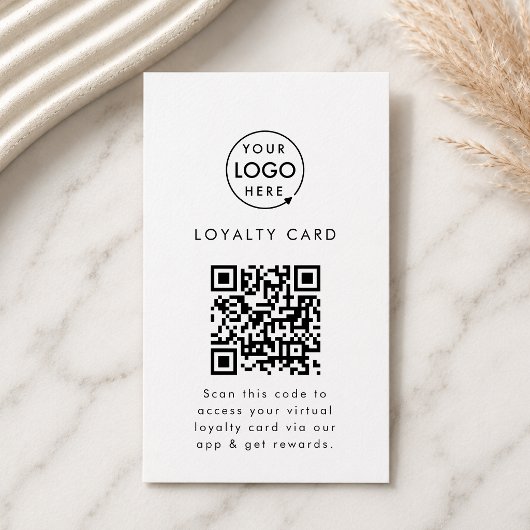 Digitales Logo mit virtueller Prämie App QR Code Treuekarte
