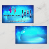 Digitales Logo | Mixer | Hintergrundmusik Visitenkarte (Vorne/Hinten)