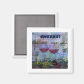 Digitales Magnet für Weine (Vorderseite/Rückseite)