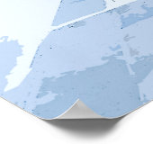 Digitales Malen von MyKonos Greece Poster (Ecke)