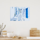 Digitales Malen von MyKonos Greece Poster (Küche)