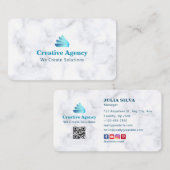 Digitales Marketing der Kreativagentur Visitenkarte (Vorne/Hinten)