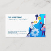 Digitales Marketing Visitenkarte (Rückseite)