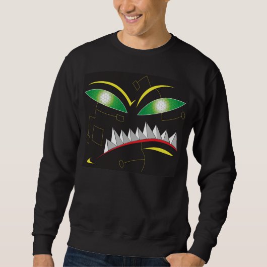 digitales Monster Sweatshirt (Vorderseite)