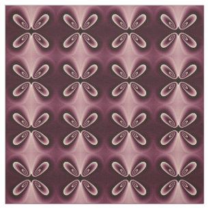 Digitales Muster des Burgundy Red Floral Petal Stoff