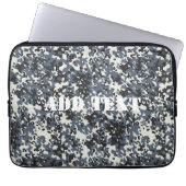 Digitales Muster für städtische Militärübung Laptopschutzhülle (Vorderseite)