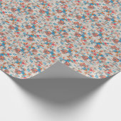 Digitales Muster für Wasserfarben Geschenkpapier (Ecke)