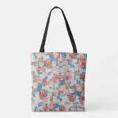 Digitales Muster für Wasserfarben Tasche (Rückseite)