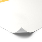 Digitales oder gedrucktes Sun Birthday Poster (Ecke)