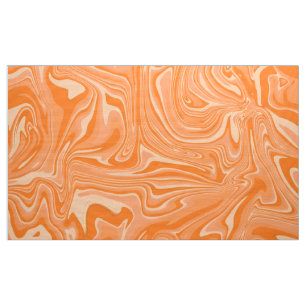 Digitales Orange-Marmorgewebe2 Stoff