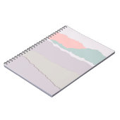 Digitales Papier mit abgerissenem Papier Notizblock (Linke Seite)