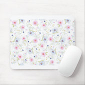 Digitales Papier mit floralen Mustern Mousepad (Mit Mouse)