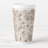 digitales Papiermuster Milchtasse (Vorderseite)