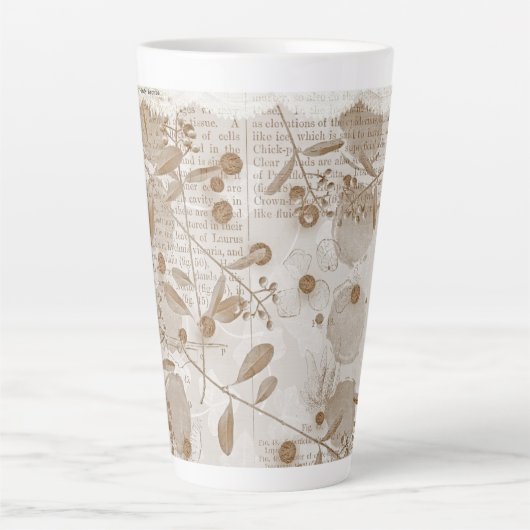 digitales Papiermuster Milchtasse (Vorderseite)