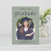 Digitales Party für High School-Abschluss Einladung (Stehend Vorderseite)