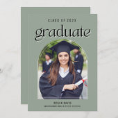 Digitales Party für High School-Abschluss Einladung (Vorne/Hinten)