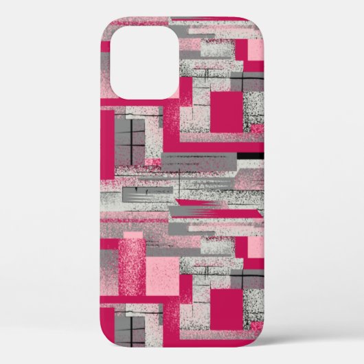 Digitales Patchwork für Wasserfarben: nahtloses Mu Case-Mate iPhone Hülle (Rückseite)