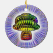 Digitales Pilzzimmer Keramik Ornament (Hinten)