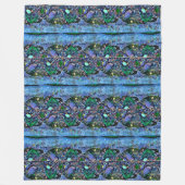 Digitales Pool Water Texture Wasserpapier Fleecedecke (Vorderseite)