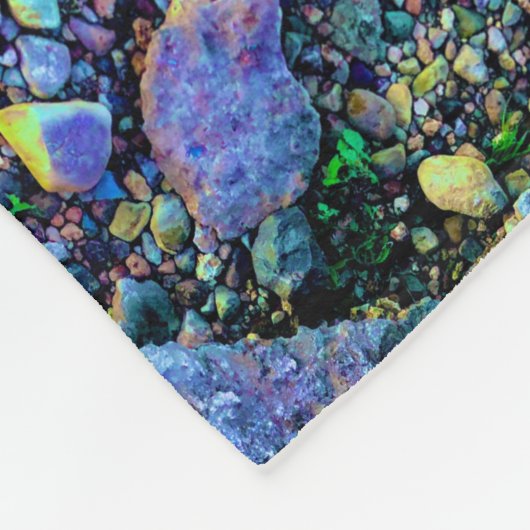 Digitales Pool Water Texture Wasserpapier Fleecedecke (Ecke)