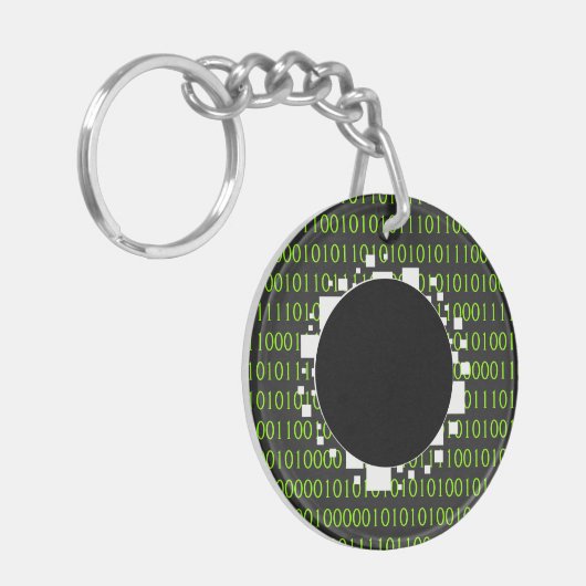 Digitales Portal für den Abysb-Binary-Code der 10e Schlüsselanhänger (Vorderseite links)