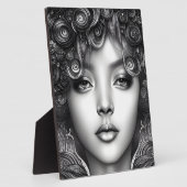 Digitales Portrait Fotoplatte (Seite)