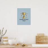 Digitales Poster der besten Vater der Welt (Küche)